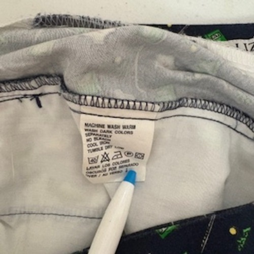 Vintage Liz Claiborne Liz Golf High Rise Pleated Front Shorts Sz 14‎ Golf Print - Picture 11 of 11
